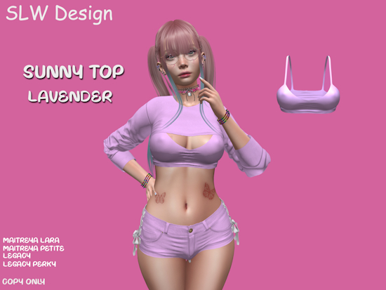 SLW Design - Sunny Top lavender