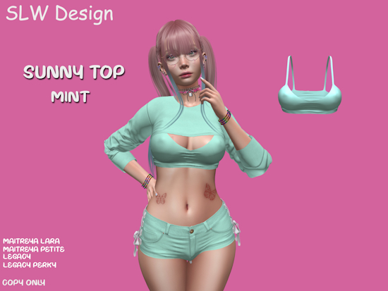 SLW Design - Sunny Top mint