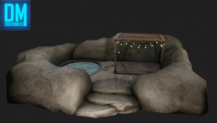 Rocky Structure Full Perm Mesh