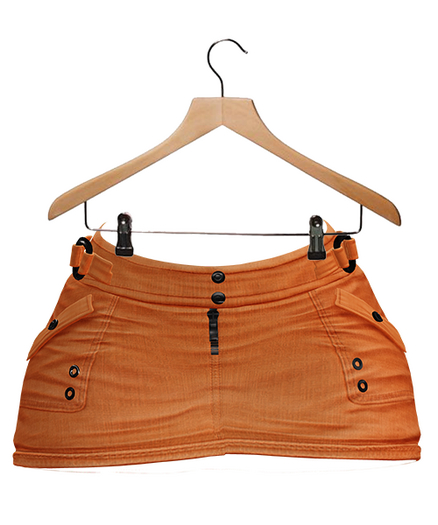 BUENO-Tita Skirt-Orange