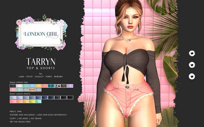 London Girl::Tarryn Top Sheer Add-On [Add Me!]