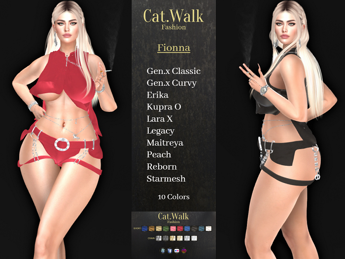 Cat.Walk-Fionna Short-FATPACK