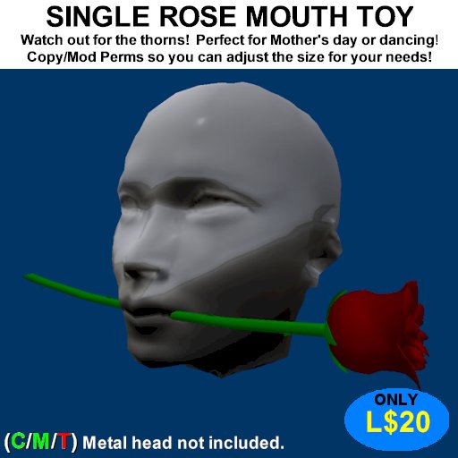 Single Rose Mouth Toy (Boxed)