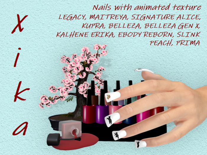 Xika ^ Animated nails  2 Cat
