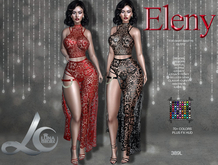 ❤️-Eleny Lace Semi Formal Dress Outfit,70+ Colors Plus FX Hud