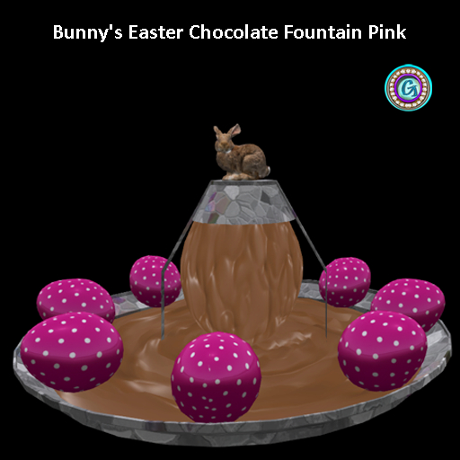 G * Bunny's Easter Chocolate Fountain Pink