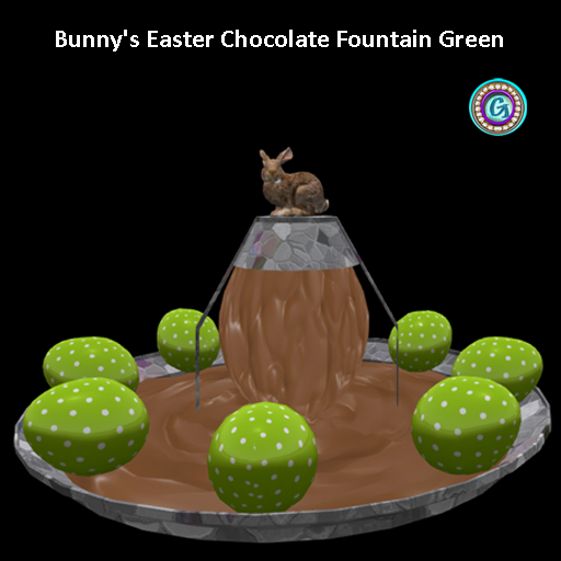 G * Bunny's Easter Chocolate Fountain Green