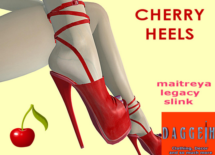 Cherry tied Heels