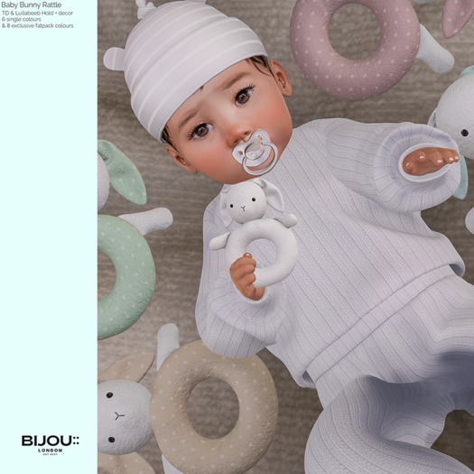 BIJOU Baby Bunny Rattle Fatpack *add me*