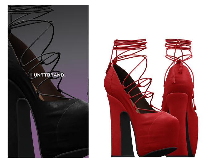 [HUNTT] - Dragona Elevated Pump - Red