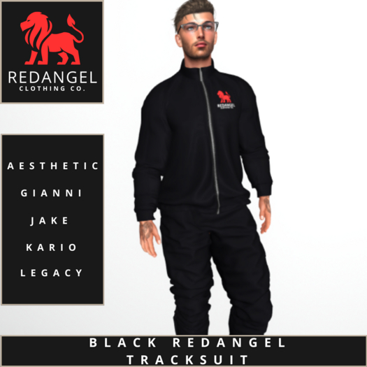 Redangel BLACK Tracksuit