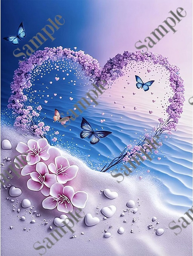 Butterfly Poster on Thick Panel ~Free Gift~ 1Li