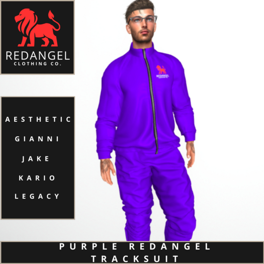 Redangel PURPLE Tracksuit