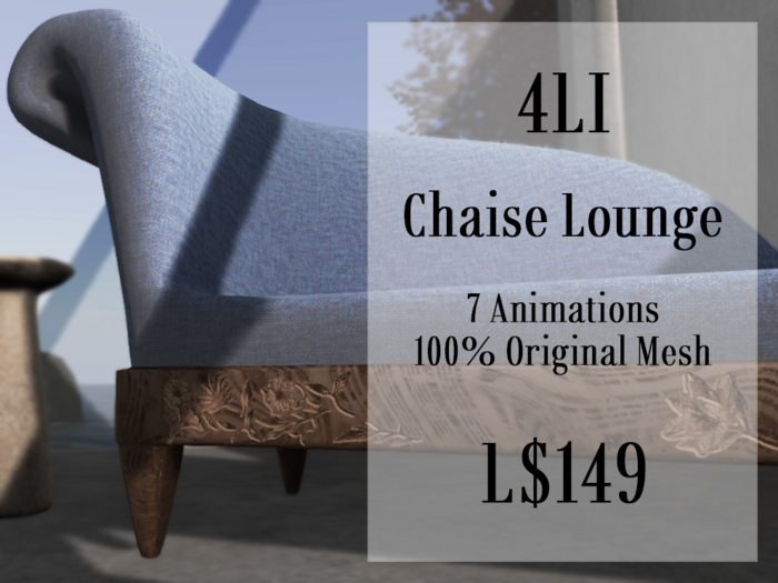 N.U.E. Carved Chaise