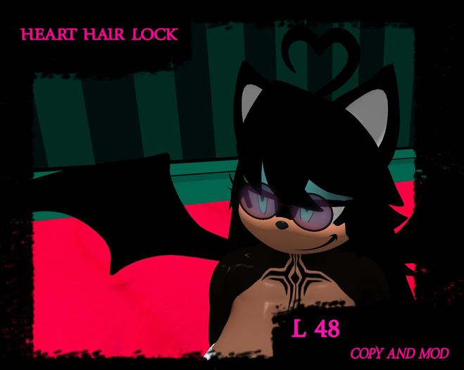 Nano:. Heart Shape Hair Lock