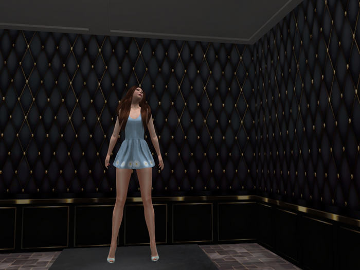 Spring Blue Dress/w Shoes-Maitreya