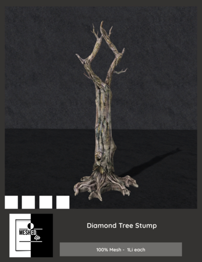 MeshedUp: Diamond Tree Stump 