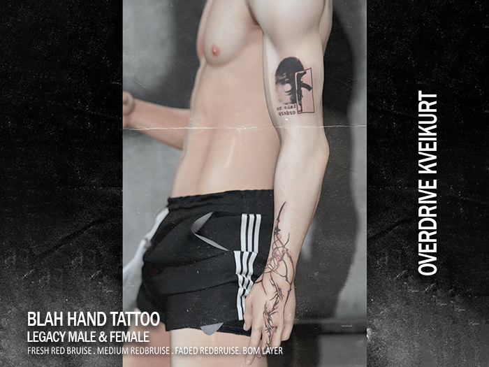 OVERDRIVE KVEIKURT  -  BLAH HAND TATTOO
