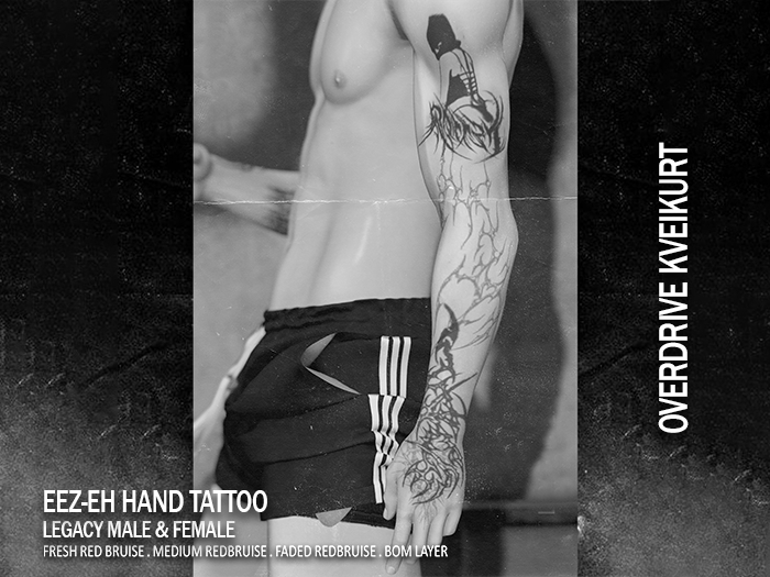 OVERDRIVE  KVEIKURT - EEZ-EH HAND TATTOO DEMO
