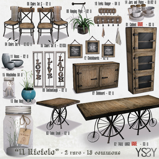 *YS&YS* Riciclo FULL SET + SOI
