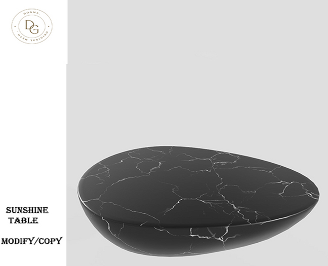 Dogma] Sunshine Marble Table