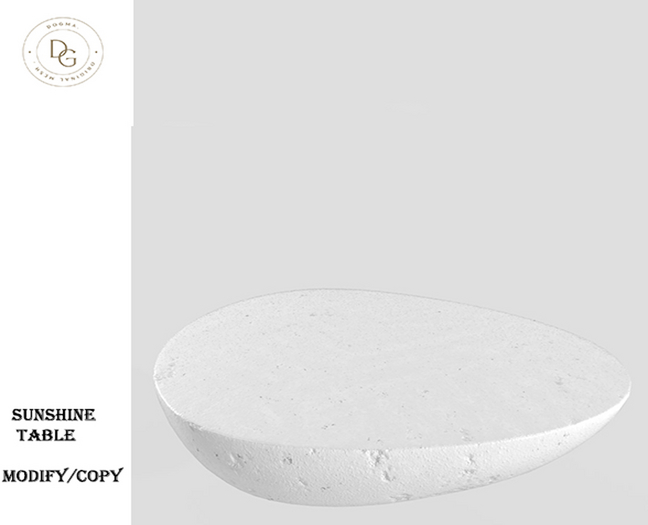 Dogma] Sunshine Marble Table