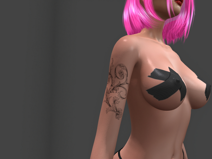 Tattoo Hands heart butterfly