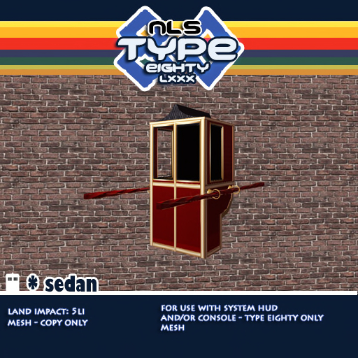 TARDIS Exterior - Sedan Chair - Type 80