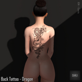 [OAKLI] Back Tattoo - Dragon