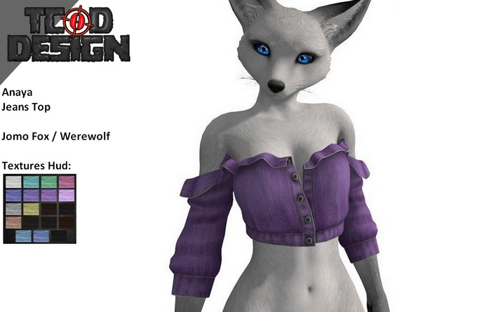 Jeans Top ~ Anaya (Hud textures) Jomo DEMO ~ Mesh