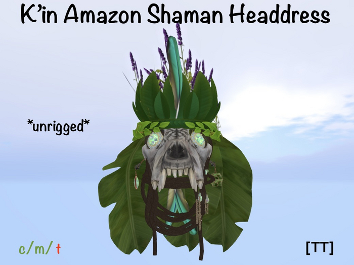 [TT]  K'in Amazon Shaman Headdress