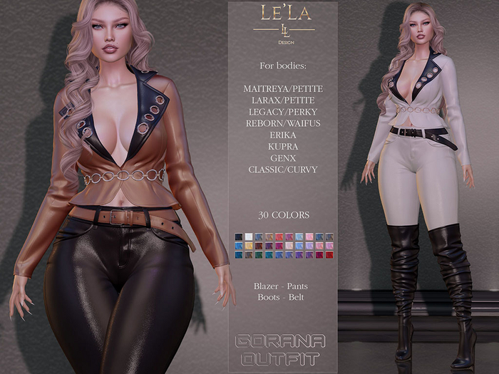 {Le'La} Gorana Outfit - LaraX included