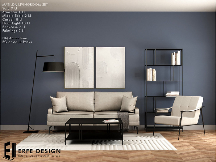 Matilda Livingroom Set PG 45 LI  [Erfe Design] PACK