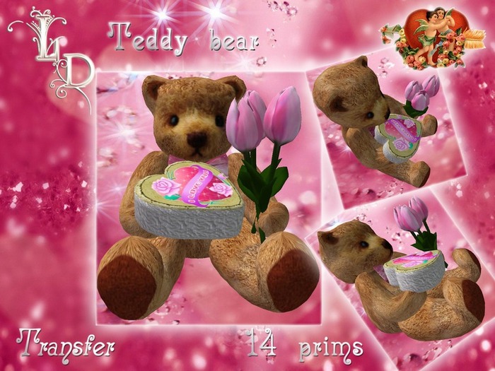 Teddy bear St. Valentine 7