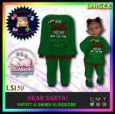 *LVD* Dear Santa Naughy One Sweats - LB