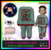 *LVD* Naughty List Sweats - Bebe Tod/TD