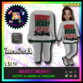 *LVD* Merry Merry Sweats - Youth/Tweeneedoo