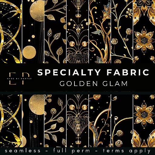 Made by Porter - Specialty Fabric Golden Glam Pattern