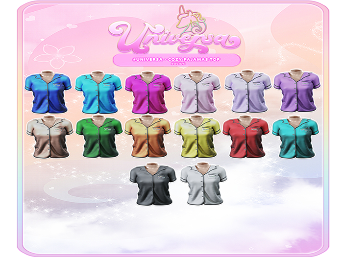 #UNIVERSA - Cozy Pajamas Top - solids pack - men - Legacy Male - Jake - Anatomy
