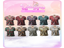 #UNIVERSA - Cozy Pajamas Top - plaid pack - women - Gen X Curvy & Classic - Khara - Kupra Bork Belly (Medium and Large)