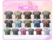 #UNIVERSA - Cozy Pajamas Top - luxury pack - women - Gen X Curvy & Classic - Khara - Kupra Bork Belly (Medium and Large)