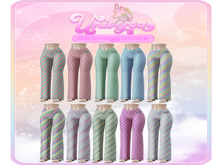 #UNIVERSA - Cozy Pajamas Long Pants - stripes pack - women - Gen X Curvy & Classic - Khara - Kupra Bork Belly