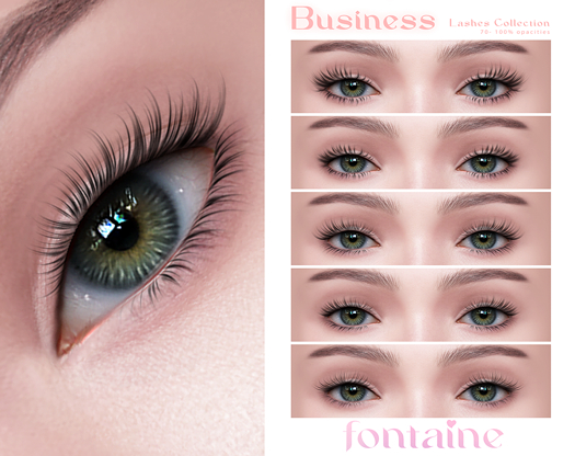 Fontaine Cosmetics - Business Lashes Collection - DEMO