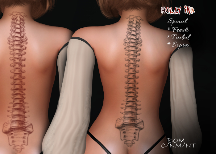 Holly Ink - Spinal - BOM tattoo