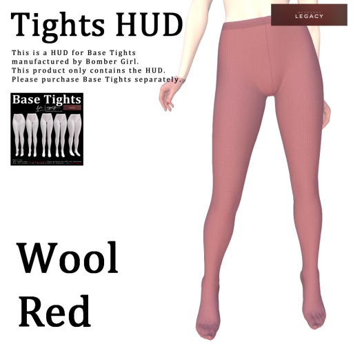 HUD Tights - Wool Red