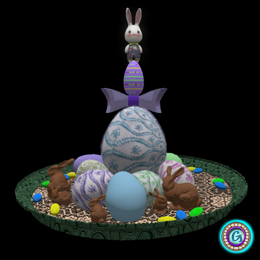 G * Countertop Bunny Spin Easter Eggs