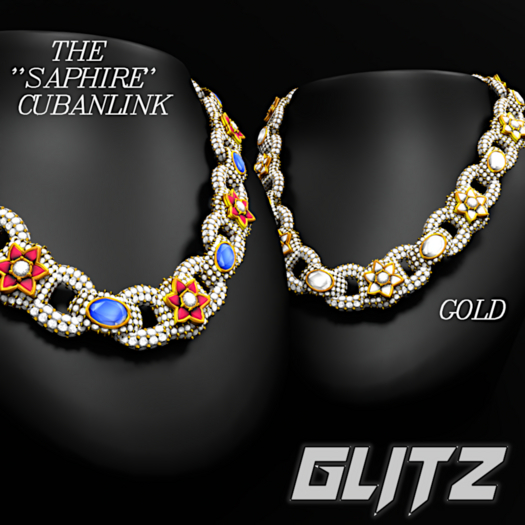 GLITZ- Saphire x Gold