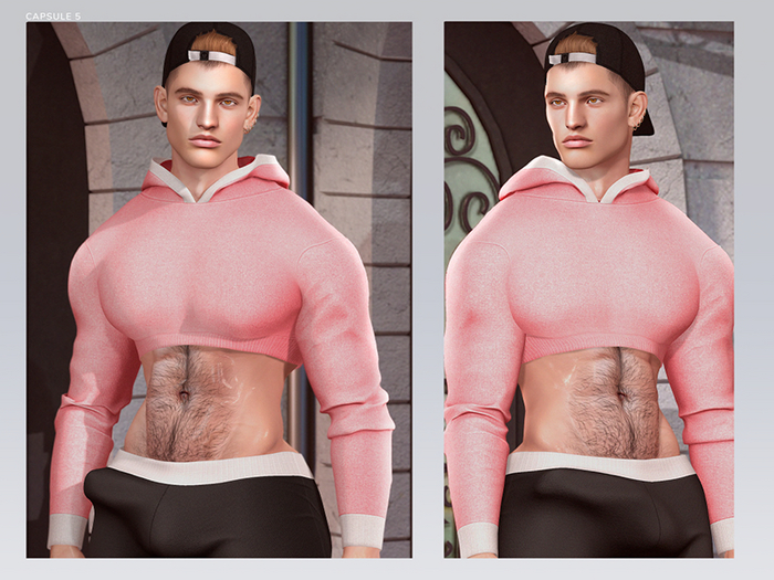 [VARSITY] Archie Crop Hoodie - DEMO