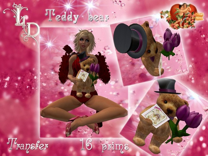 Teddy bear St. Valentine #10