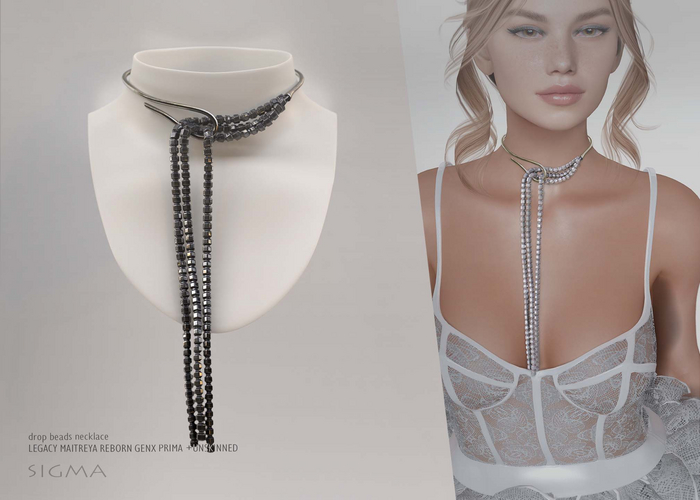 SIGMA Drop beads necklace 